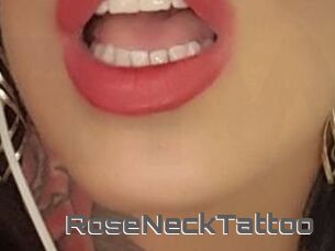 RoseNeckTattoo